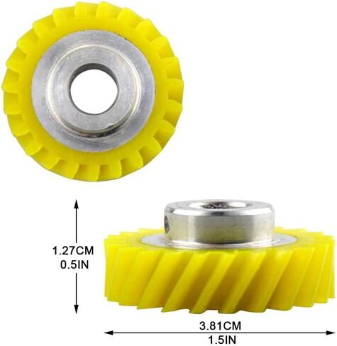 W10112253 Mixer Worm Gear - من KINTLE متوافق مع Whirlpool & KitchenAid Fit 4.5/5 Quart Mixer Stand، يستبدل W10112253 4162897 4169830 AP4295669 WPW10112253 WPW10112253VP (2) in Kuwait
