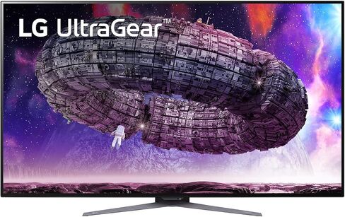 LG 48GQ900-B 48" Ultragear UHD OLED Gaming Monitor with Anti-Glare, 1.5M : 1 Contrast Ratio & DCI-P3 99% (Typ.) with HDR 10, .1ms (GtG) 120Hz Refresh Rate, HDMI 2.1,Black in Saudi Arabia