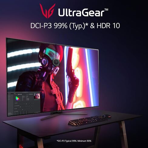 LG 48GQ900-B 48" Ultragear UHD OLED Gaming Monitor with Anti-Glare, 1.5M : 1 Contrast Ratio & DCI-P3 99% (Typ.) with HDR 10, .1ms (GtG) 120Hz Refresh Rate, HDMI 2.1,Black in Saudi Arabia