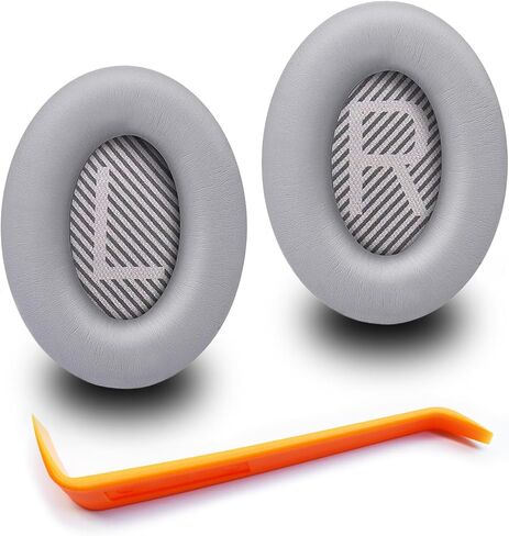 وسائد أذن QC35 - وسائد أذن بديلة مصممة خصيصًا لسماعات Bose QuietComfort 35 II وQC35 والمزيد (أسود) in Kuwait