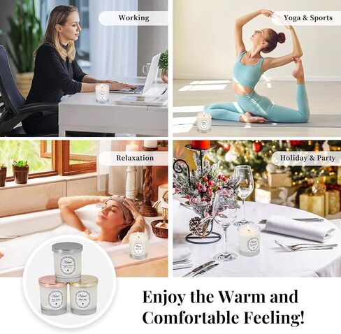 KONNI Scented Candles, Soy Candles, Aromatherapy Candle, Tuberose Scented Candle for Men Women, Soy Wax Candle, Candle for Home Scented, 7.05oz, Ideal for Creating Relaxing Ambience & Holiday Gifting in Saudi Arabia