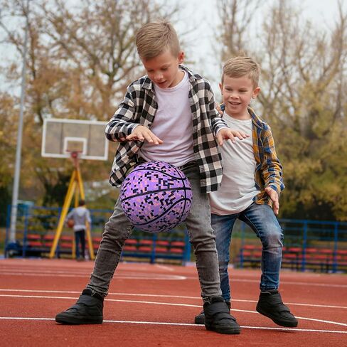 كرة سلة مطاطية مقاس 3 22 بوصة كرة سلة داخلية وخارجية للأطفال الشباب الأولاد والبنات أفكار هدايا (بدون مضخة) in Kuwait