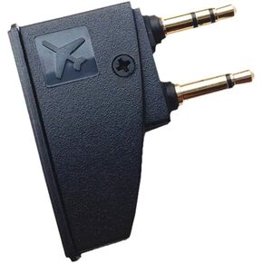 BUTIAO Airplane Adapter for Headphone, 3.5mm Airline Flight Converter for Bose QuietComfort 15 25 35 3 2 QC15 QC25 QC35 QC3 QC2 SoundLink AE2 Headphones