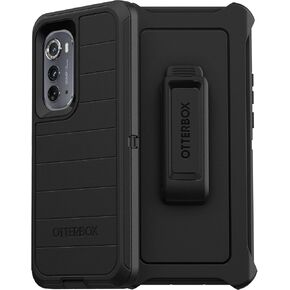 OtterBox Motorola Edge (2022 - Only) - Defender Series Case - Black - Rugged & Durable - with Port Protection - Includes Holster Clip Kickstand - Microbial Defense Protection - Non-Retail Packaging