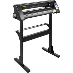 VEVOR 28 inch Vinyl Cutter Machine Floor Stand Manual Vinyl Printer LCD Display Plotter Cutter Sign Cutting with Signmaster Software