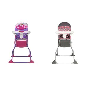 Cosco Simple Fold Deluxe High Chair, Monster Shelley