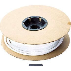 Panduit T25F-C Spiral Wrap, 0.25" OD, Polyethylene, Natural (100-Foot)