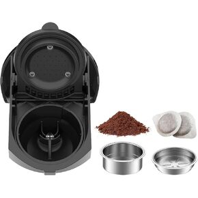 KOTLIE EM-308A Capsule Coffee Machine Pod Accessory for Ground Coffee and ESE(44mm) Coffee