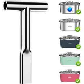 Cat Water Fountain Stainless Steel T-Faucet