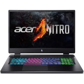 Acer Nitro 17 Gaming Laptop | Intel Core i7-14650HX | NVIDIA GeForce RTX 4060 Laptop GPU | 17.3" FHD IPS 165Hz G-SYNC Display | 16GB DDR5 | 1TB Gen 4 SSD | Killer Wi-Fi 6E | AN17-72-734A