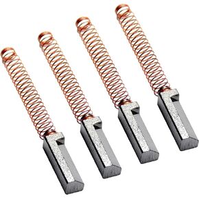 (عبوة من قطعتين) فرش محرك كربون W10380496 W10260958 لخلاطات KitchenAid 9706416 WPW10380496 PS3495098 AP5178083، أسود