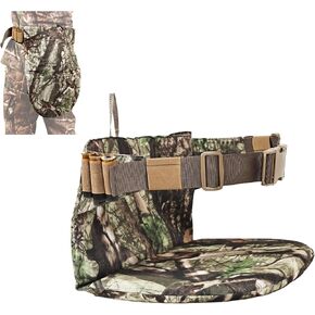 Hunting Seat Cushion Portable Foam Seat with Back&Straps Self-Supporting Hunting Seat/Chair Hunter Folding Tree Stand Seat Cushion Wear-Resistant Hunting Rest Cushion for Various Outdoor Activities