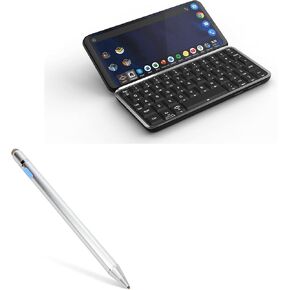 BoxWave Stylus Pen Compatible with Planet Computers Astro Slide - AccuPoint Active Stylus, Electronic Stylus with Ultra Fine Tip - Metallic Silver