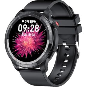 EarlySincere Smart Watch (Answer/Make Calls),1.39" HD Fitness Tracker with Heart Rate/Sleep Monitor/Pedometer/Calories/100+ Sport Modes, Smartwatch Waterproof for Men Women Compatible Android iOS