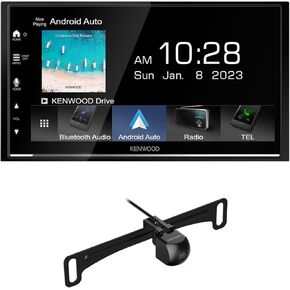 KENWOOD DMX8709S 6.8-Inch Capacitive Touch Screen, Car Stereo, Wireless CarPlay and Android Auto, Bluetooth | Plus KENWOOD CMOS-240U Universal Backup Camera