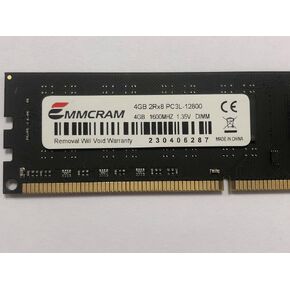 4GB 2Rx8 PC3L-12800U 1600 UDIMM DDR3L Desktop RAM 1.35V Non-ECC Unbuffered 240Pin Computer Memory