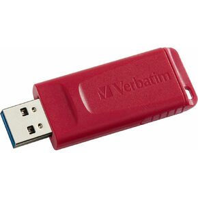 محرك أقراص Verbatim للحماية بكلمة مرور بسعة 32 جيجابايت، محرك USB Store 'n' Go، أحمر in Kuwait