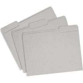 Blue Summit Supplies Warm Tones File Folders, 1/3 Cut Tab, Letter Size, Assorted Colors, Great for Organizing and Easy File Storage, 100 Per Box
