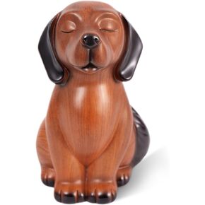 Pet Urns, Resin Cremation Dog Urn, Dog Statue Urns for Ashes, Handcrafted Dog Figurine Memorial Keepsake for Pet Lovers, 5 x 5 x 9 inches