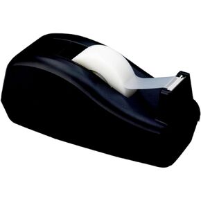 Scotch Deluxe Desktop Tape Dispenser, Black, for 1 Inch Core Tapes (C-40)