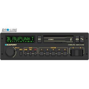 Blaupunkt Hamburg SQM 23 DAB Retro Car Radio: 80s Design with Modern Technology, DAB+, Bluetooth, and USB Support