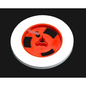 TME Leader Tape for Open Reel Audio Tapes Solid White 250 Ft on Trident Hub 1/4" Width New Item!