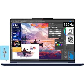 Lenovo Yoga 9i AI Powered 2-in-1 Laptop 14.0" 120 Hz Touchscreen OLED 2.8K (Intel Ultra 7-155H, 16GB LPDDR5X, 1TB SSD, Active Pen, Backlit KYB, FP Reader, 2 Thunderbolt 4, Win 11 Home) w/DKZ Hub