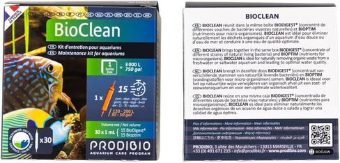 Bio Clean، بطاريات ومغذيات نيتروفية، مياه مالحة، قوارير سعة 30/1 مل، 30 جالونًا فما فوق in Kuwait