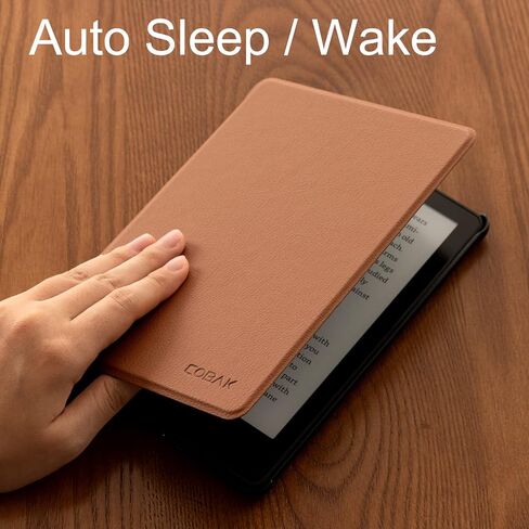 CoBak Case for Kindle Paperwhite - All New PU Leather Cover with Auto Sleep Wake Feature for Kindle Paperwhite Signature Edition and Kindle Paperwhite 11th Generation 2021 Released in Saudi Arabia