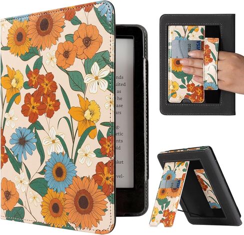 حافظة CoBak لجهاز Kindle Paperwhite - غطاء جلد PU جديد تمامًا مع تنبيه تلقائي للنوم، وحزام يد، وفتحة بطاقة لجهاز Kindle Paperwhite Signature Edition وKindle Paperwhite الجيل الحادي عشر 2021 in Saudi Arabia