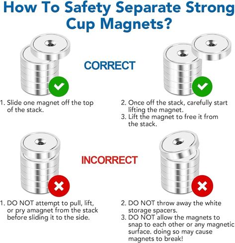 LOVIMAG 20LBS Neodymium Magnets, 6Pack Rare Earth Magnets Matching Screws, Cabinet Magnets and Cabinet Door Magnets for Kitchen Doors, Tool Room, Lifting - 0.63x0.19inch in Saudi Arabia