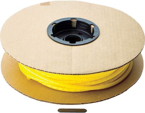 Panduit T25F-C Spiral Wrap, 0.25" OD, Polyethylene, Natural (100-Foot) in Saudi Arabia