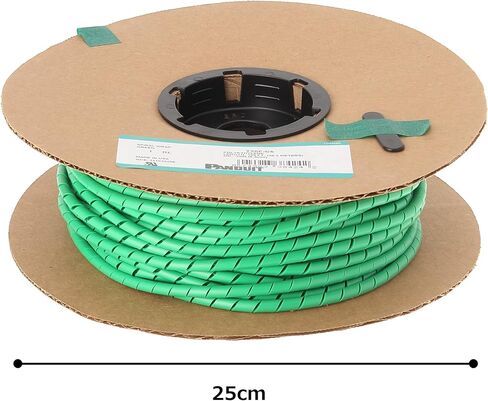 Panduit T25F-C Spiral Wrap, 0.25" OD, Polyethylene, Natural (100-Foot) in Saudi Arabia