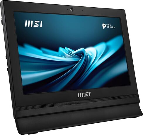 كمبيوتر MSI PRO AP162T بشاشة لمس FHD مقاس 15.6 بوصة الكل في واحد: Intel Celeron N100، 4 جيجابايت DDR4، 128 جيجابايت m.2 NVMe SSD، WiFi، بلوتوث، Windows 11 Pro: ADL-020US in Saudi Arabia