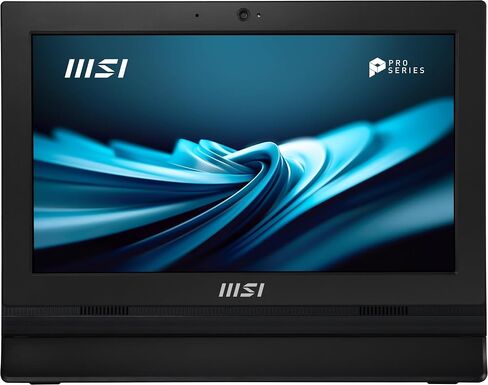كمبيوتر MSI PRO AP162T بشاشة لمس FHD مقاس 15.6 بوصة الكل في واحد: Intel Celeron N100، 4 جيجابايت DDR4، 128 جيجابايت m.2 NVMe SSD، WiFi، بلوتوث، Windows 11 Pro: ADL-020US in Saudi Arabia