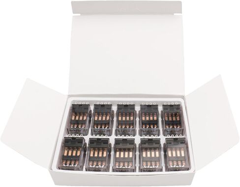 2 قطعة مرحل الطاقة الكهرومغناطيسية، HH54PL، ملف تيار متردد 12 فولت، 4P4T 4NO 4NC، 5A 14 دبابيس، مع ضوء مؤشر LED (2) in Kuwait