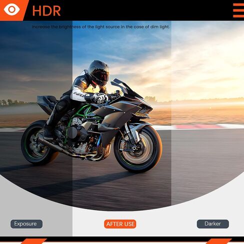 CAMECHO Motorcycle Dash Cam Front and Rear, IP67 Waterpoorf Dual Dash Camera with 32GB Card, 3" HD Car Camera with G-Sensor, Night Vision, Loop Recording, Dashcam for Motorbike, Motorsports in Saudi Arabia