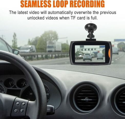 كاميرا داش كام أمامية مع بطاقة SD 16 جيجا، وكاميرا داش 1080 بيكسل FHD للسيارات، وكاميرا لوحة القيادة بزاوية واسعة 120 درجة مع رؤية ليلية فائقة، وتسجيل حلقة مراقبة ركن السيارة بمستشعر G in Kuwait