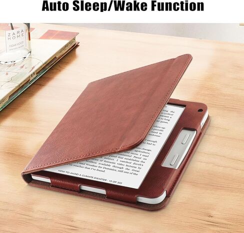 Case for Kobo Libra Colour(2024)/Libra 2(2021)/Tolino Vision Color(2024)/Vision 6(2021) 7"- Premium PU Leather Stand Cover with Card Slot & Auto Wake/Sleep Smart Cover,Green in Saudi Arabia