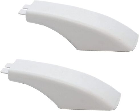 غطاء نهاية مقبض باب الفرن WB7X7189 لـ GE AP2019455 WB07X7189 PS256619 أبيض (عبوتان) in Kuwait