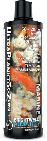Brightwell Aquatics UltraPlanktos Z CWM - Liquid Zooplankton Feeding Suspension for Fishes, Anemones & Other Inhabitants of Cold Water Marine Aquariums in Saudi Arabia