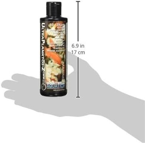 Brightwell Aquatics UltraPlanktos Z CWM - Liquid Zooplankton Feeding Suspension for Fishes, Anemones & Other Inhabitants of Cold Water Marine Aquariums in Saudi Arabia