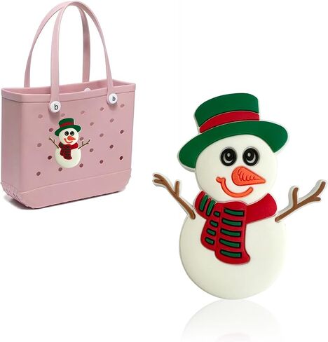 Bogg Bag Accessories Silicone Bogg Bag Charms Fade-Resistant Bogg Bag Accessories charm 0.5cm Thick Compatible with Most Bogg Bag (Rugby) in Kuwait