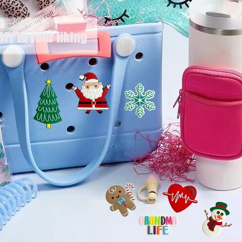 Bogg Bag Accessories Silicone Bogg Bag Charms Fade-Resistant Bogg Bag Accessories charm 0.5cm Thick Compatible with Most Bogg Bag (Rugby) in Kuwait