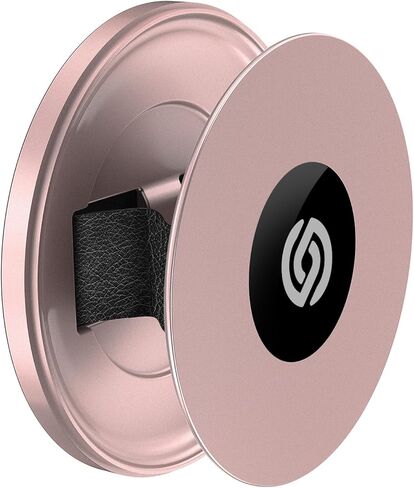 EWA MagOne حلقة داخلية جلدية معدنية قابلة للاستبدال، قبضة حلقة حامل مغناطيسية قابلة للإزالة، متوافقة مع MagOne Ultra، MagOne Solo-Roseglod in Kuwait