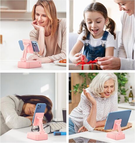 Gifts for Men Women, Phone Stand with Bluetooth Speaker 360° Rotable Angle in Kuwait