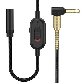 3.5mm Headphone Extension Cable with Volume Control and Mute, 1/8" Male to Female Stereo Audio Cord Compatible with Sony WH-1000xm5 WH-1000xm4 MDR-XB950BT Headphones, Earphones, Speaker 6.6FT