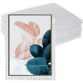 AYAYGD 20Pack Clear Bubble Out Bags 16x20 inch, Bubble Pouches Wrap Bag Double Protection Shockproof Bubble Cushioning Wrap Bag for Packing, Shipping, Moving and Storage