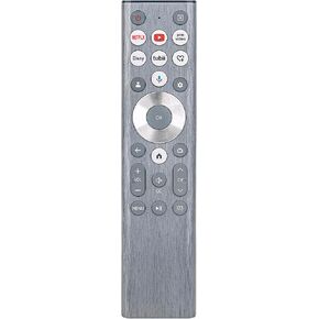 ERF6A80 Replace Voice Remote Control with Backlit fit for Hisense U6 U7 U8 Series Mini-LED ULED 4K UHD Google Smart TV 55U8N 65U8N 75U8N 85U8N 100U8N 55U7N 65U7N 75U7N 55U6N 65U6N 75U6N 85U6N