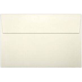 LUXPaper A9 Invitation Envelopes | Peel & Press | 5 3/4" x 8 3/4" | Natural Linen | 80lb. Text | 50 Qty